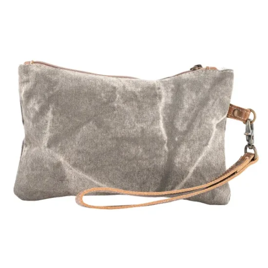 Grey Wash Small Pouch - Image 2