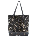 Black & Golden Mystic Hairon Tote bag