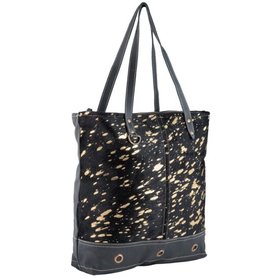 Black & Golden Mystic Hairon Tote bag - Image 2