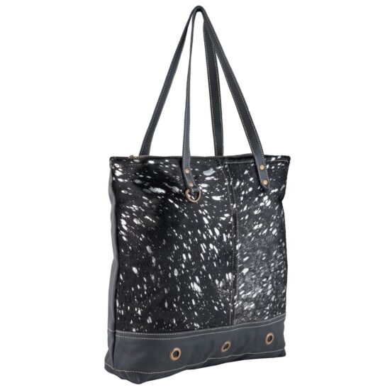 Black & silver mystic hairon Tote bag - Image 2