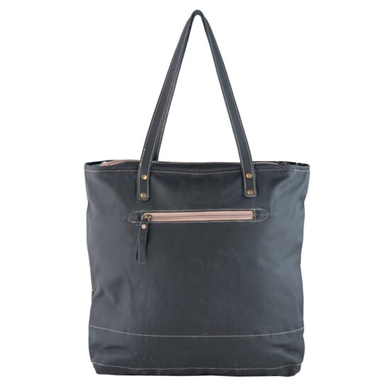 Black & silver mystic hairon Tote bag - Image 3