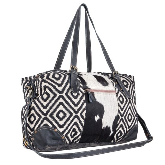 Black Mini Swan Duffle Bag - Image 2