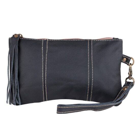 Fervent Leather Clutch
