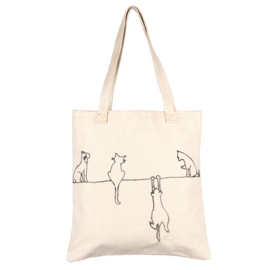 Katty Print Shopping Bag