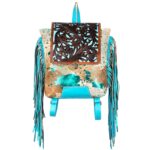 Turqoise fringe Backpack