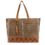 Vintage Window Weekender Bag