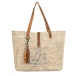 Camel Washed Tote Bag