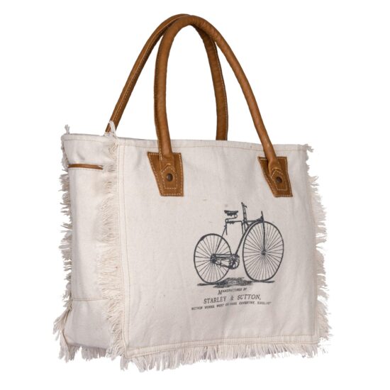 Cycle Print Hand Bag - Image 2