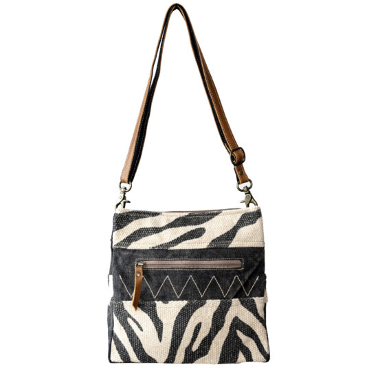 Zebra Check Shoulder Bag