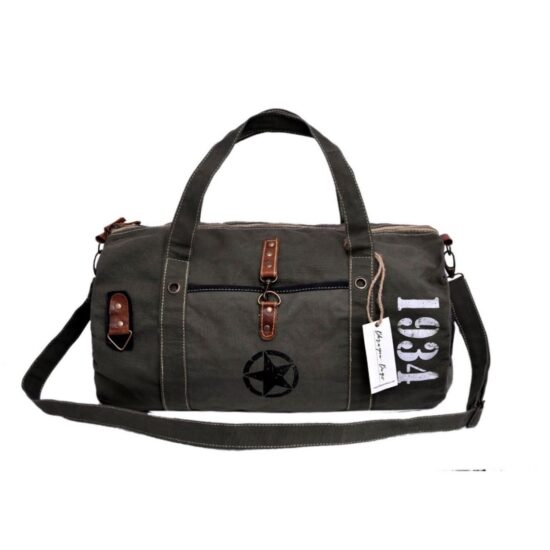 Star & 1934 Print Duffle Bag