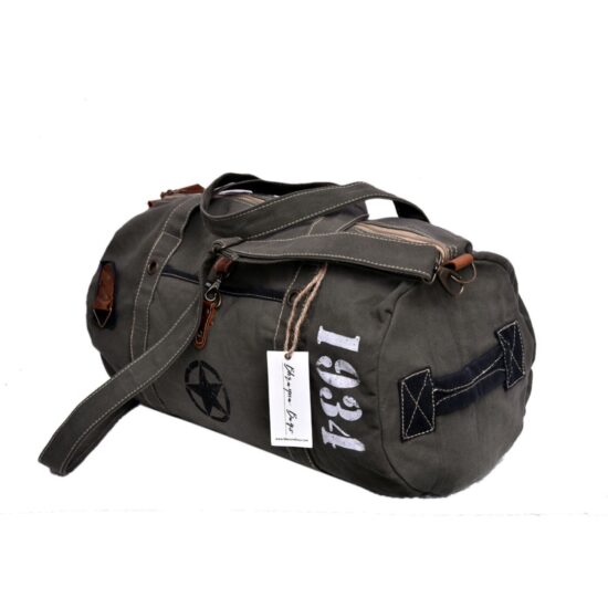 Star & 1934 Print Duffle Bag - Image 2
