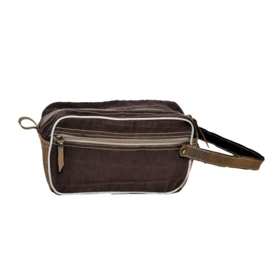 Black Print On White Wash Shaving Kit - Image 2