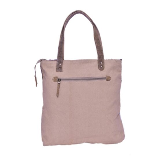 Six Block Rug And Hairon Tote Bag - Image 2