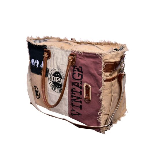 Multi Print 3 Layer Weekender Bag - Image 3