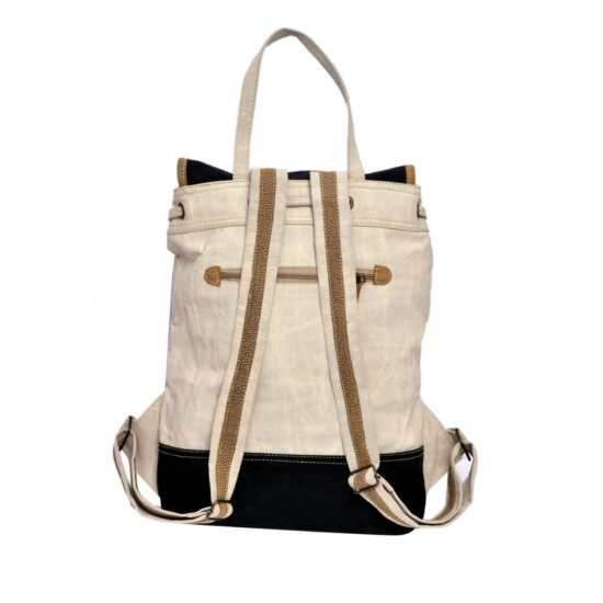 Cycle & Star Print Backpack - Image 2