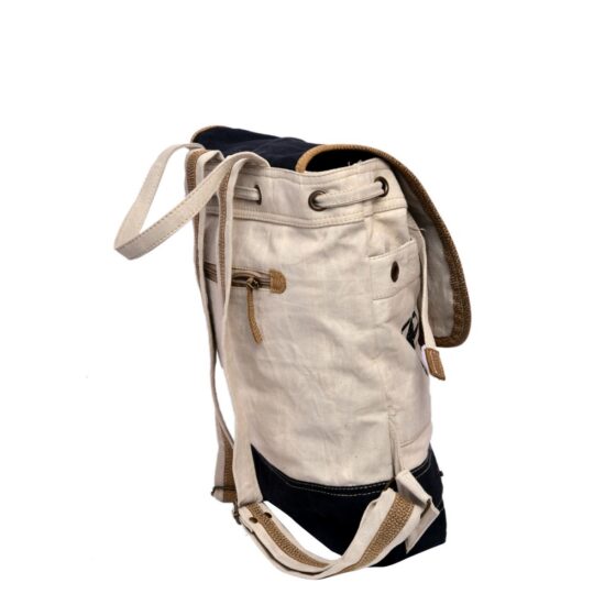 Cycle & Star Print Backpack - Image 3