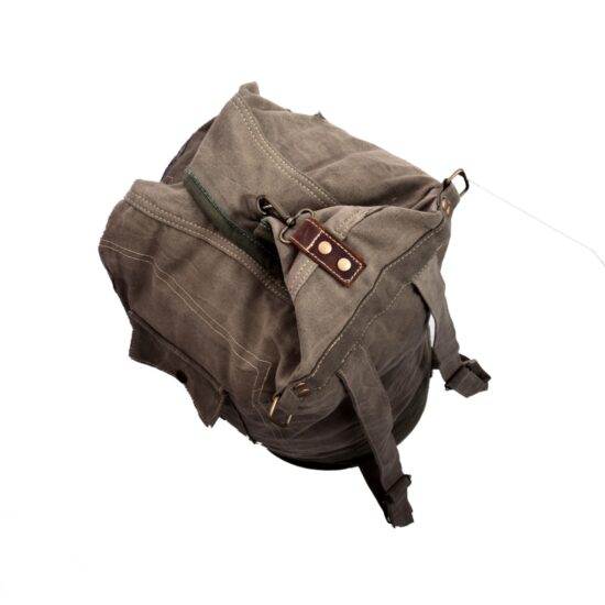 Round Army Style Traveller Bag - Image 4