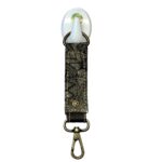Green Floral Printed Key Chain