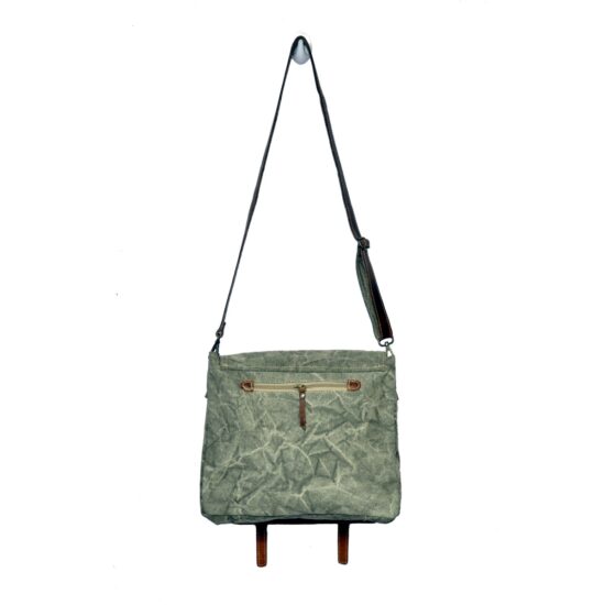USA Print Leather Bedge Shoulder Bag - Image 2