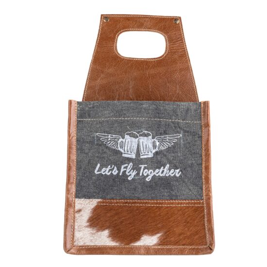 Solid Brown Beer Caddy