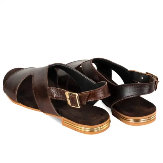 Dark Brown Sandals - Image 4