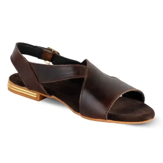 Dark Brown Sandals - Image 6