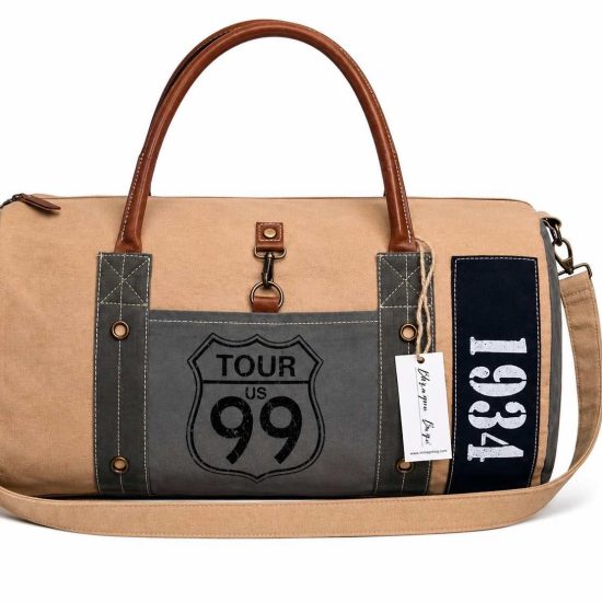 Tour US 99 & 1934 Print Traveller Bag - Image 2