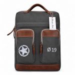 Star & 019 Print Laptop Bag