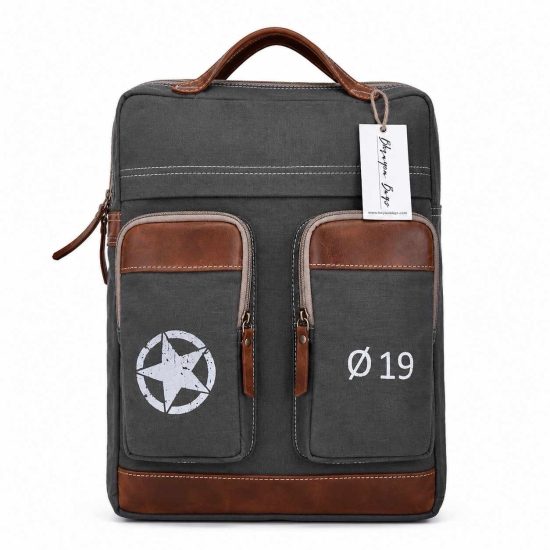 Star & 019 Print Laptop Bag