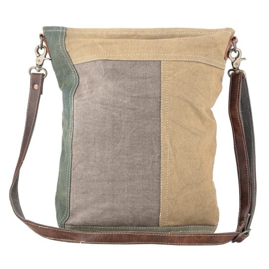 Toned Leaves Shoulder Bag - Image 3