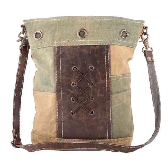 Toned Leaves Shoulder Bag