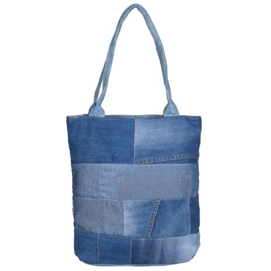 Magnolia Denim Tote Bag - Image 3