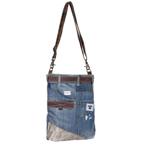 Brynlee Denim Shoulder Bag - Image 2