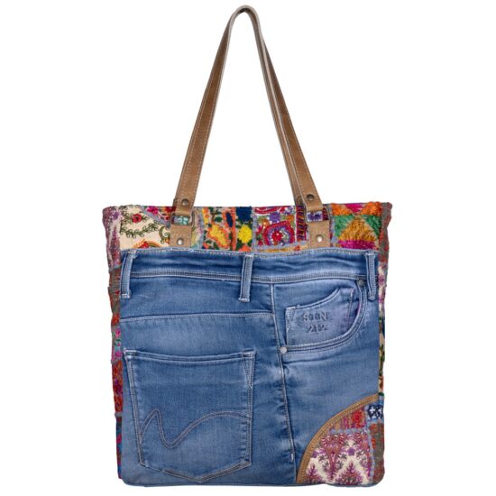 Kennedy Denim Tote Bag