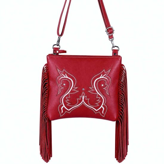Voyage Red Crossbody Bag